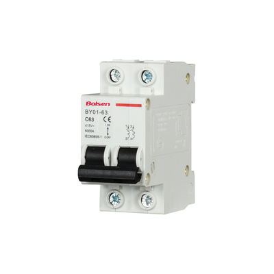 IEC CE Certificate Solar PV Curve As C D 50/60Hz C45 DC MCB Miniature Circuit Breaker 6kA 6kA 230V 400V 1P 2P 3P 4P 1A-63A