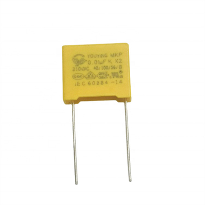 Original 103K 310V P10 C2-1 Polypropylene Film Safety Filter General Purpose Yellow Capacitors