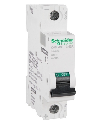 DC circuit breaker for schenider photovoltaic DC circuit breaker C65N-DC series 1P mini circuit breaker for photovoltaic